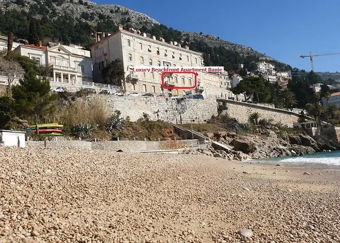 Luxury Beachfront Banje Lägenhet Dubrovnik